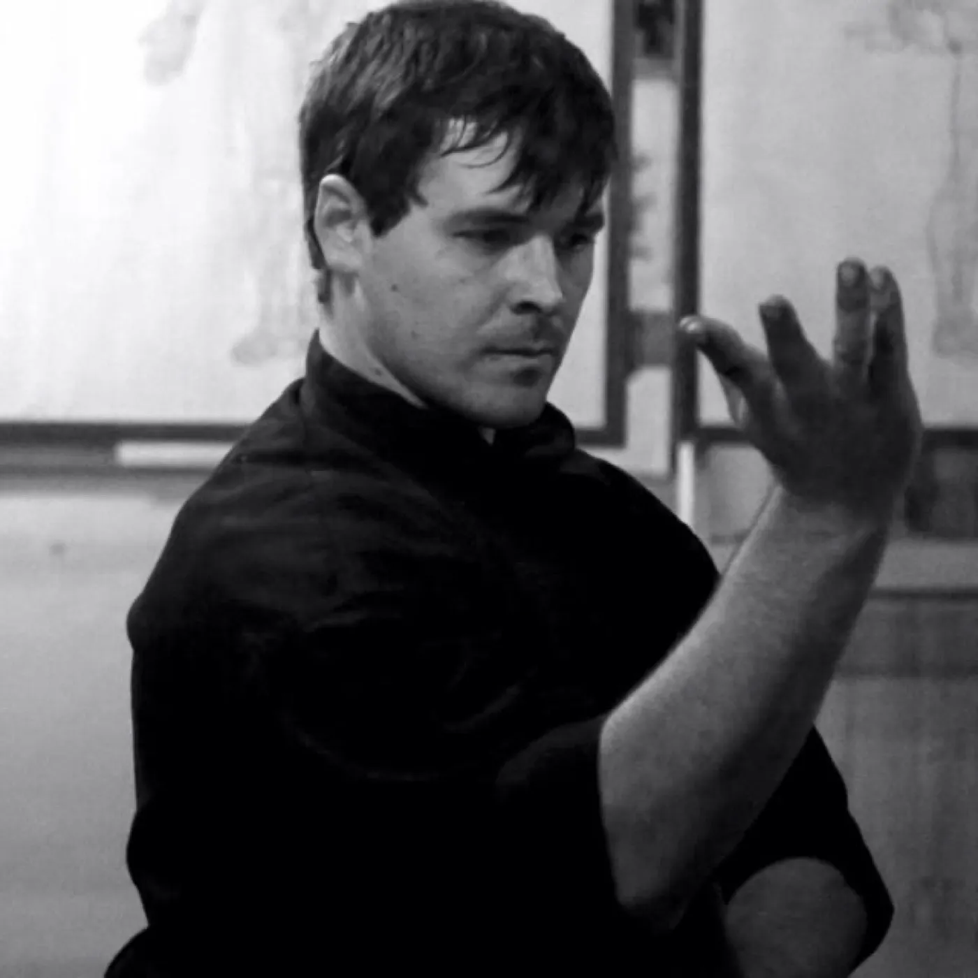 Shifu Juan Manuel en guardia de Wing Chun Shifu Juan Manuel en guardia de Wing Chun